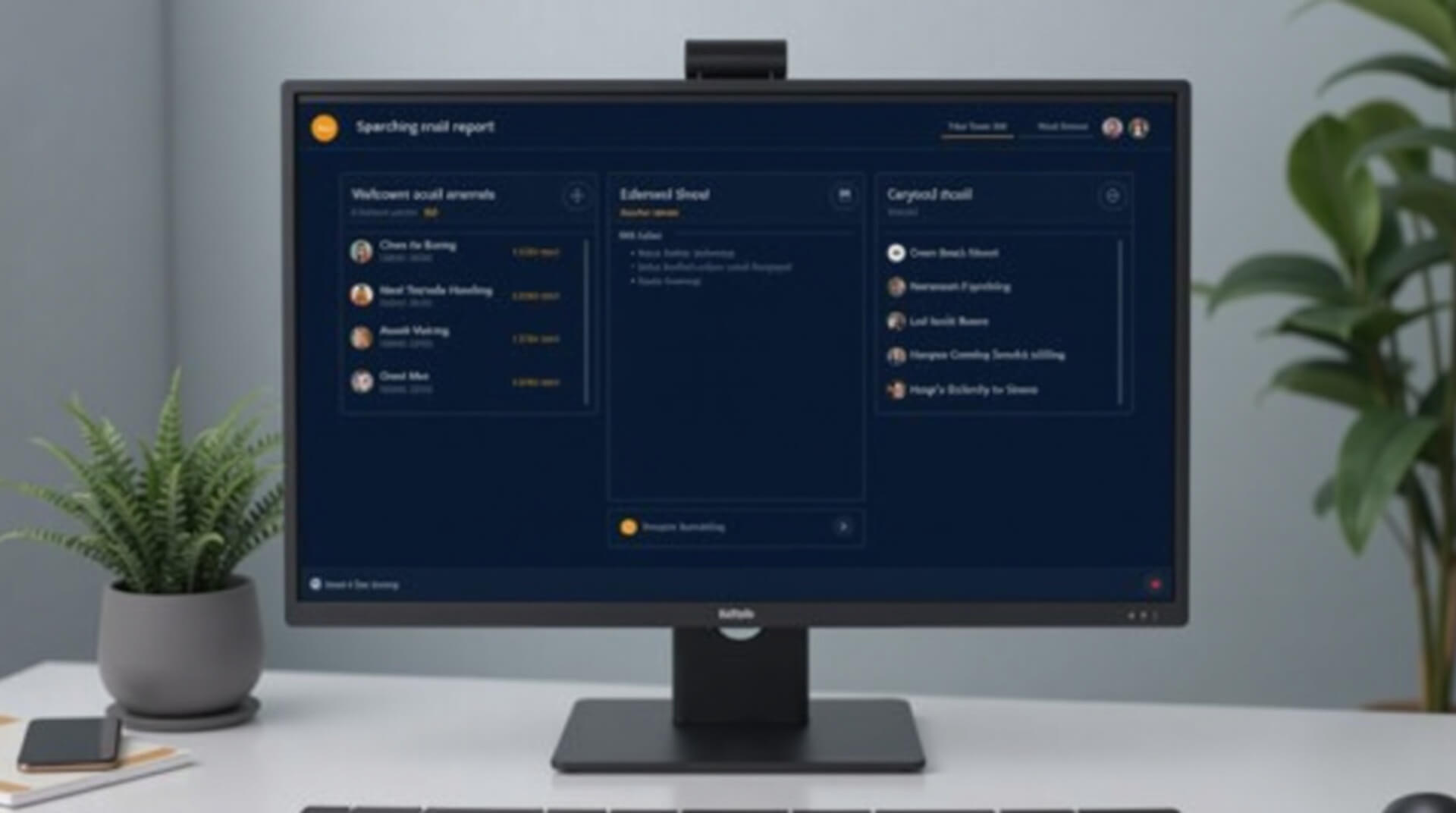 AI agents dashboard