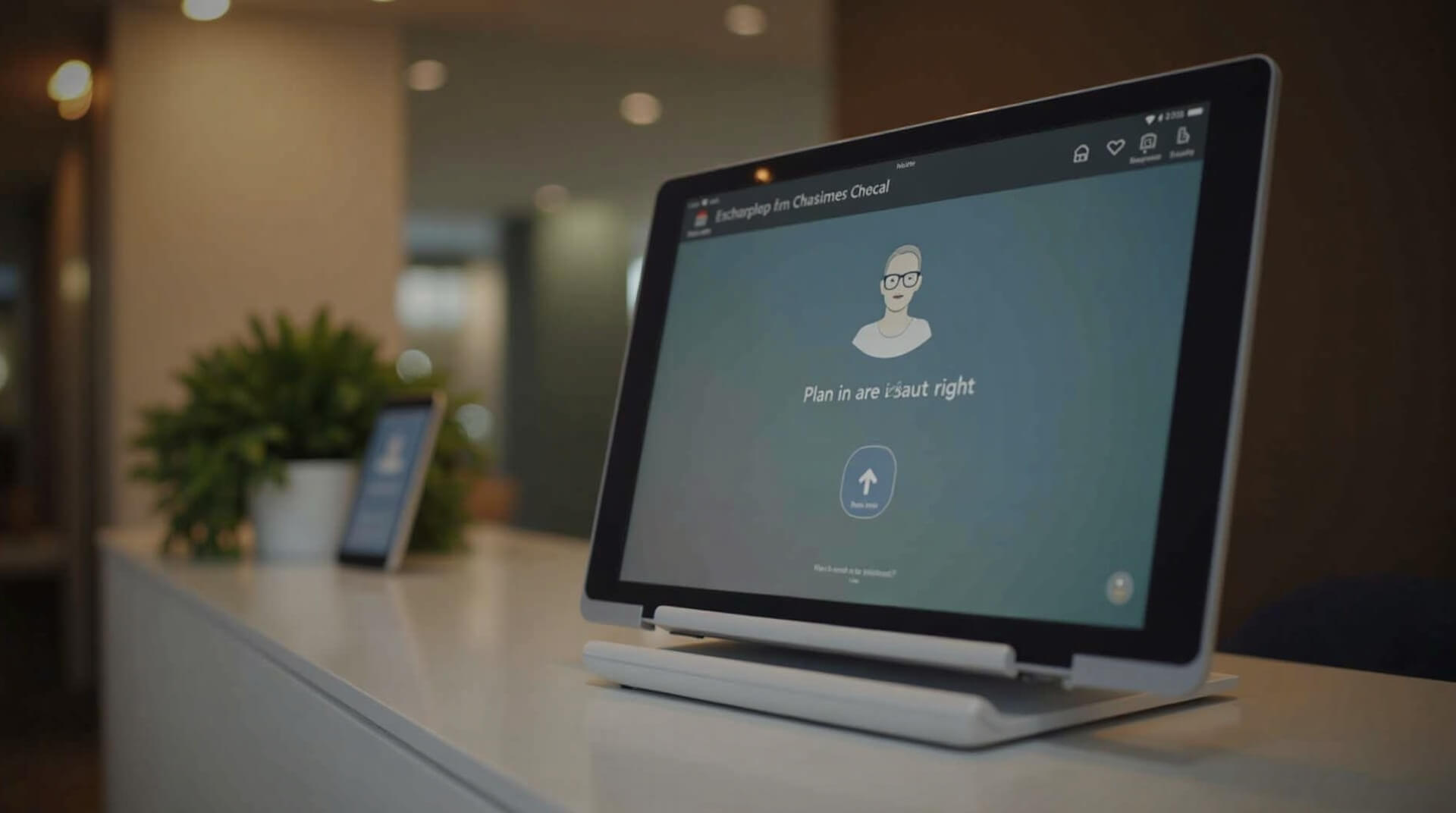 AI Receptionist widget in resident portal