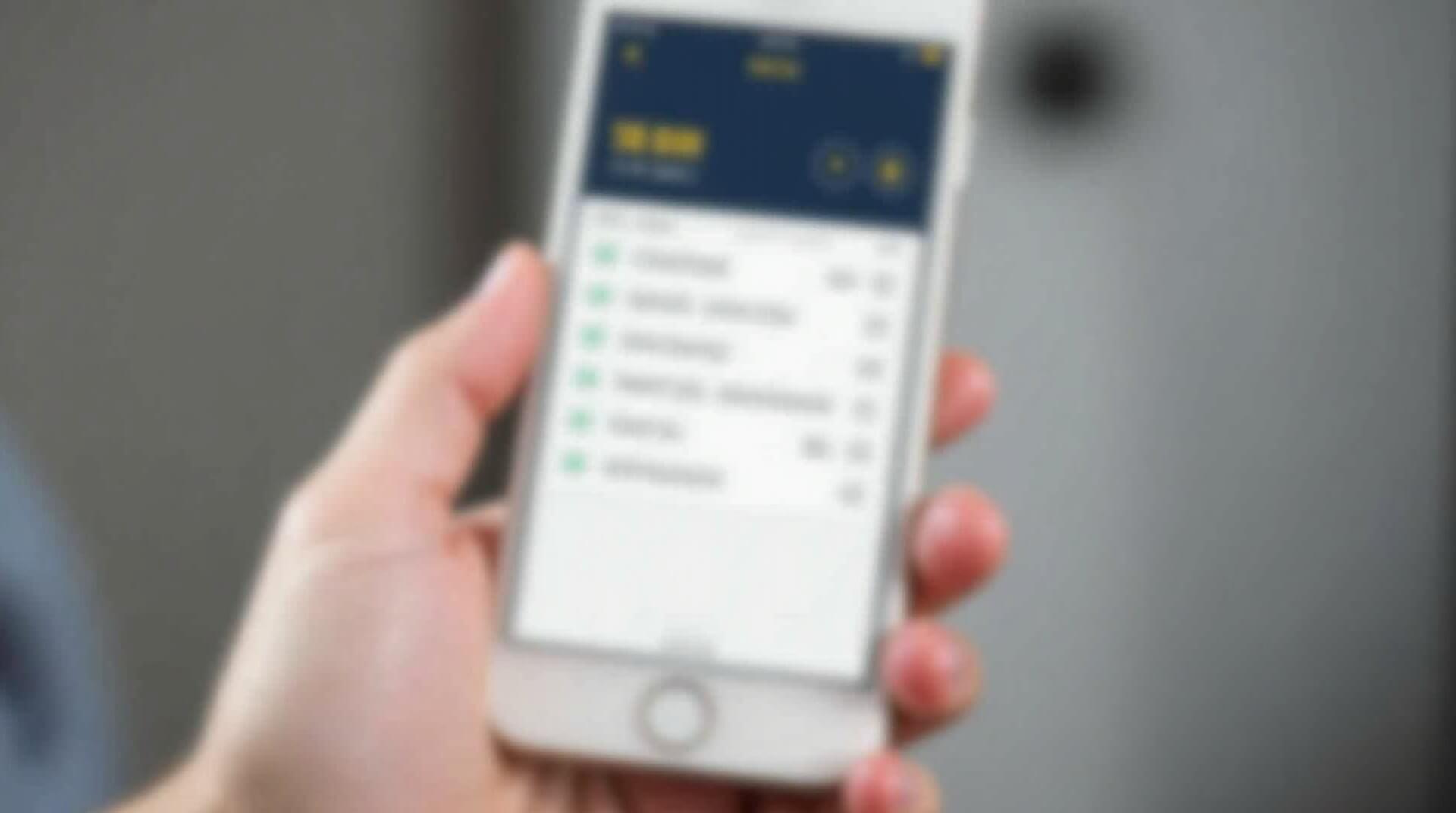 WiseBlock mobile app showing fire check timer and checklist